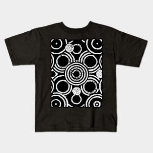 Chalk Circle Pattern Kids T-Shirt